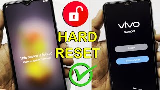 ViVO S1 Hard Reset/Screen Unlock (without pc)ViVO 1907 Factory Reset