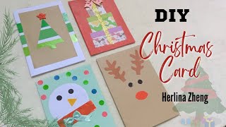 #61 DIY Chrismas Card 2022 For Kids Part 2 | Kartu Ucapan Natal Mudah