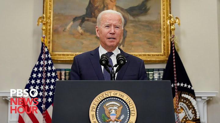 WATCH LIVE: Biden gives remarks following explosions outside Kabul airport