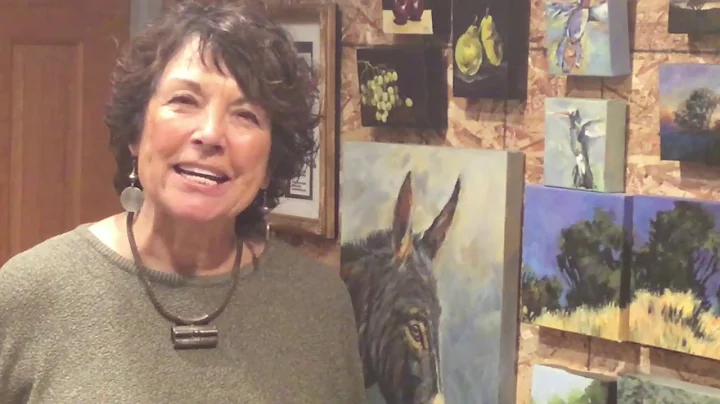 Sharon Ballard - fine art painter studio visit.