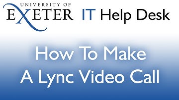 Making A Video Call In Lync 2010