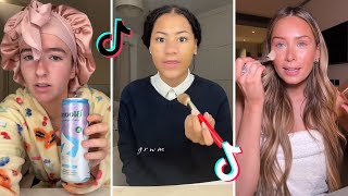 Makeup Tutorial Tiktok Compilation - Grwm Get Ready With Me Skincare, Makeup, Outfits 1756