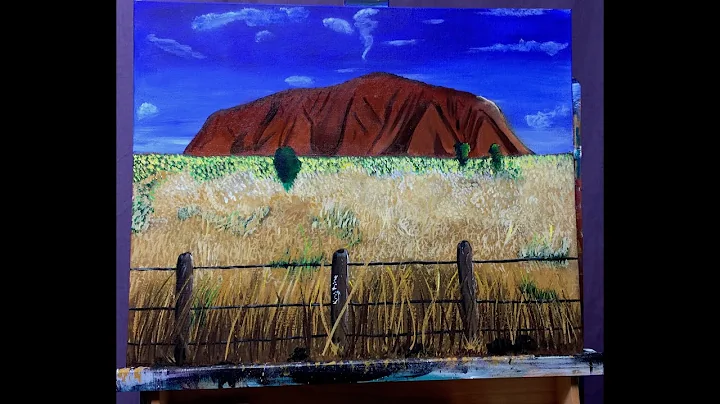 Acrylic Painting Tutorial of Australia's Uluru, Be...