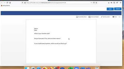Benefits of submitting Office 365 documents through Canvas External Tool  Student View