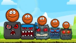 5 Color Basket Ball | Beating All Bossess | End Game