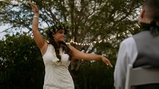Jen & Jackie | Emotional wedding Kaiaka Gardens Oahu, Hawaii
