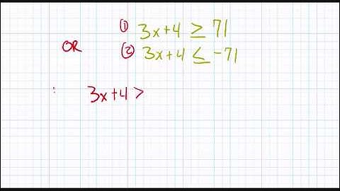 Algebra - Solve Absolute Value Inequalities Part 2