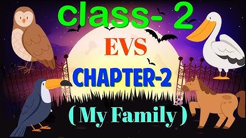 #class-2 ||EVS ||Chapter-2 ||My Family ||Cordova smart learning with Vijyoaccounts ||‌Jyoti Hooda