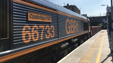 *LEGEND DRIVER* 5 tone horn from 66733 past Gravesend, working 6L37 Hoo Jn - Whitemoor Yd! 31/05/21.