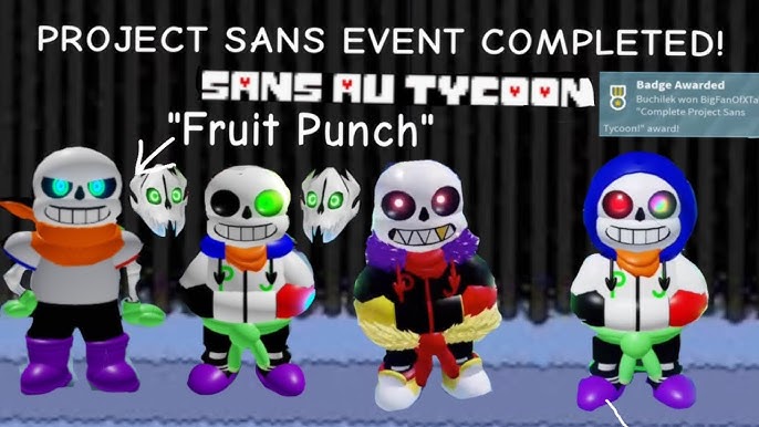 All Dust Sans Tycoon Secrets and Morphs Sans Au Tycoon 