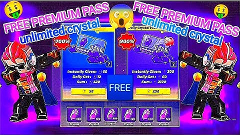 HOW to get free crystal 🆓🆓 // free pass unlimited crystal free // SKYBLOCK BLOCKMAN GO