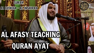 Surah Al Inshirah:Mishary rashid al afasy | Teaching quran recitation style | The holy dvd.