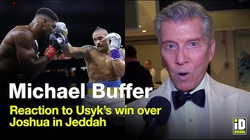 Michael Buffer Reacts To Oleksandr Usyk Win Over Anthony Joshua