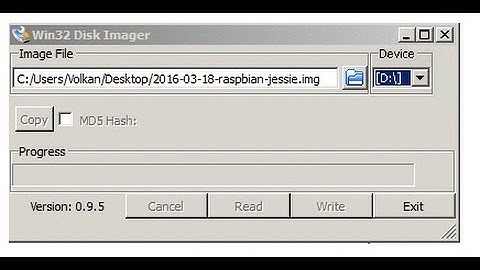 Write  img file to sd card