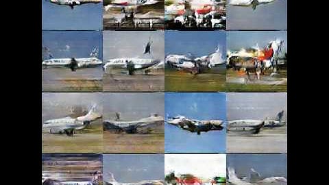 Fake aircraft images created using Generative Adversarial Networks (GAN)