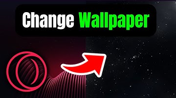 How to CHANGE BACKGROUND in OPERA GX