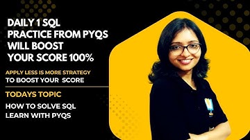 100% Sure Topic-SQL PYQs 1|How to Solve SQL-Learn with PYQs|GATE CSE|UGC NET CS|SET|CollegeTRB