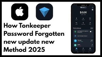 HOW Tonkeeper Password Forgotten new update new Method 2025