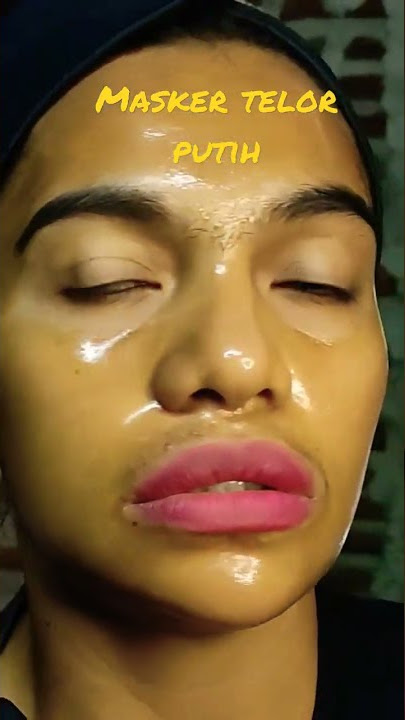 masker wajah  putih telur
