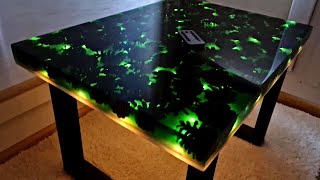 Epoxy Table with Pine Cones and LED by Wood Season 204,882 views 10 months ago 12 minutes, 34 seconds