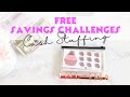 Free savings challenges cash stuffing