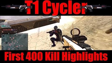 Planetside 2 | T1 Cycler gameplay | highlights of first 400 kills