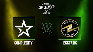 Complexity vs. ECSTATIC - Map 2 [Overpass] - ESL Challenger Melbourne 2023 - Group A