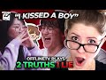 OFFLINETV PLAYS 2 TRUTHS AND 1 LIE REACTION