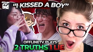 OFFLINETV PLAYS 2 TRUTHS AND 1 LIE REACTION