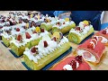 롤케익의 화려한 변신 ! 생크림 듬뿍 ! 4가지맛 롤케익, 초코, 딸기, 녹차 | Gorgeous transformation of Roll Cake! | Korean Dessert