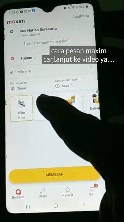 Cara pesan maxim car#cara #tutorial #shortvideo #short #shorts #maxim #carapesanmaxim#news