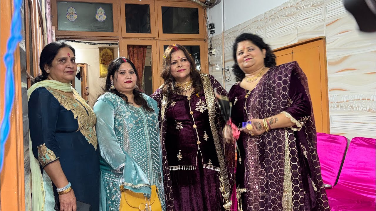 आज मेरी प्यारी बहना के घर 🏠  खाटू श्यामजी का    जेगर्न 