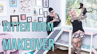 My Kitten Room Gets a MAKEOVER!