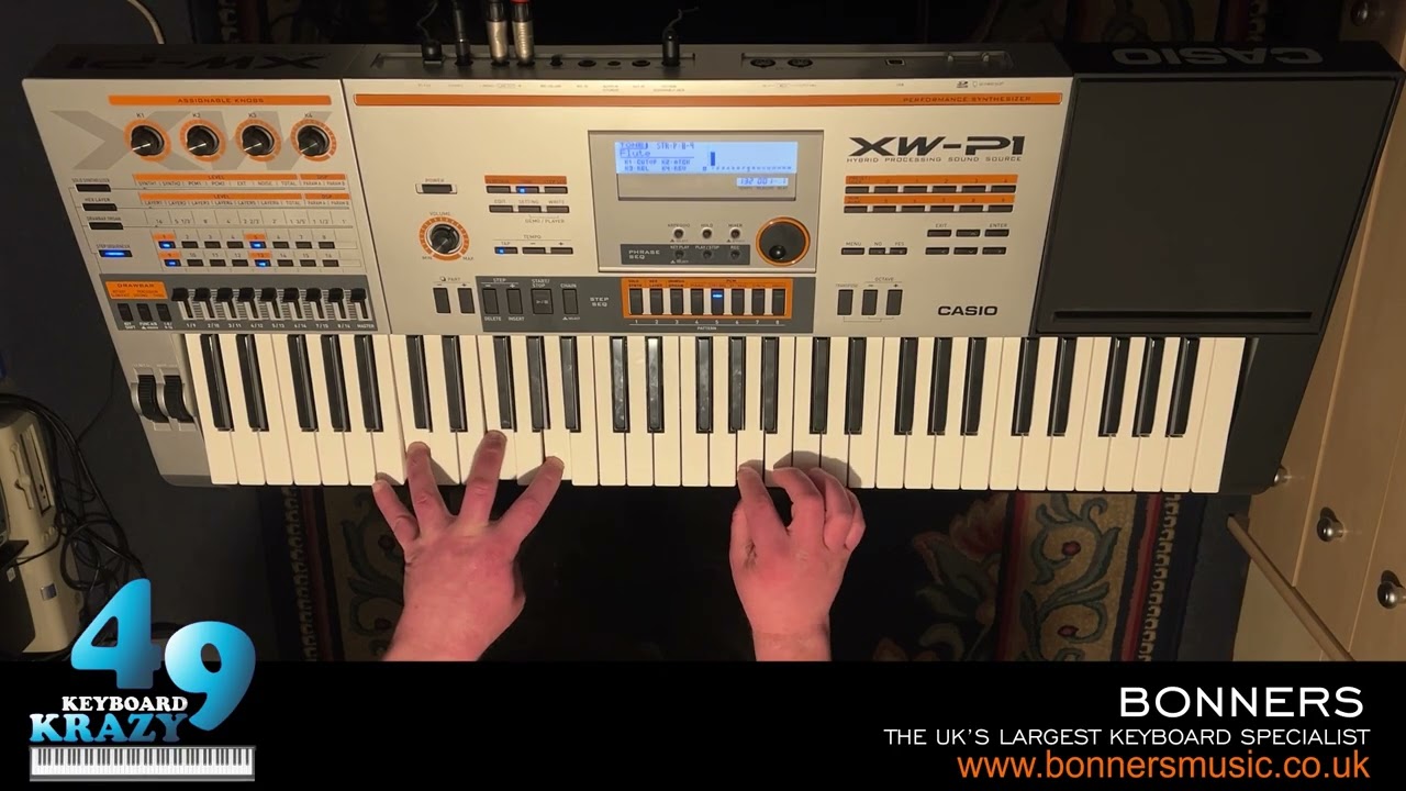 Casio XW-P1 Performance Synthesizer - 420 PCM Tones Part 2/3 - YouTube