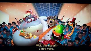 The Bad Guys 2022 Stealing The Den Dolphin Scene.