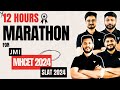 Mega marathon  complete revision  mhcet 2024  slat 2024  jmi
