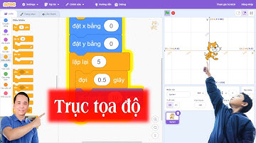 Trục tọa độ trong lập trình game Scratch | Trại Huấn Luyện Coder iif