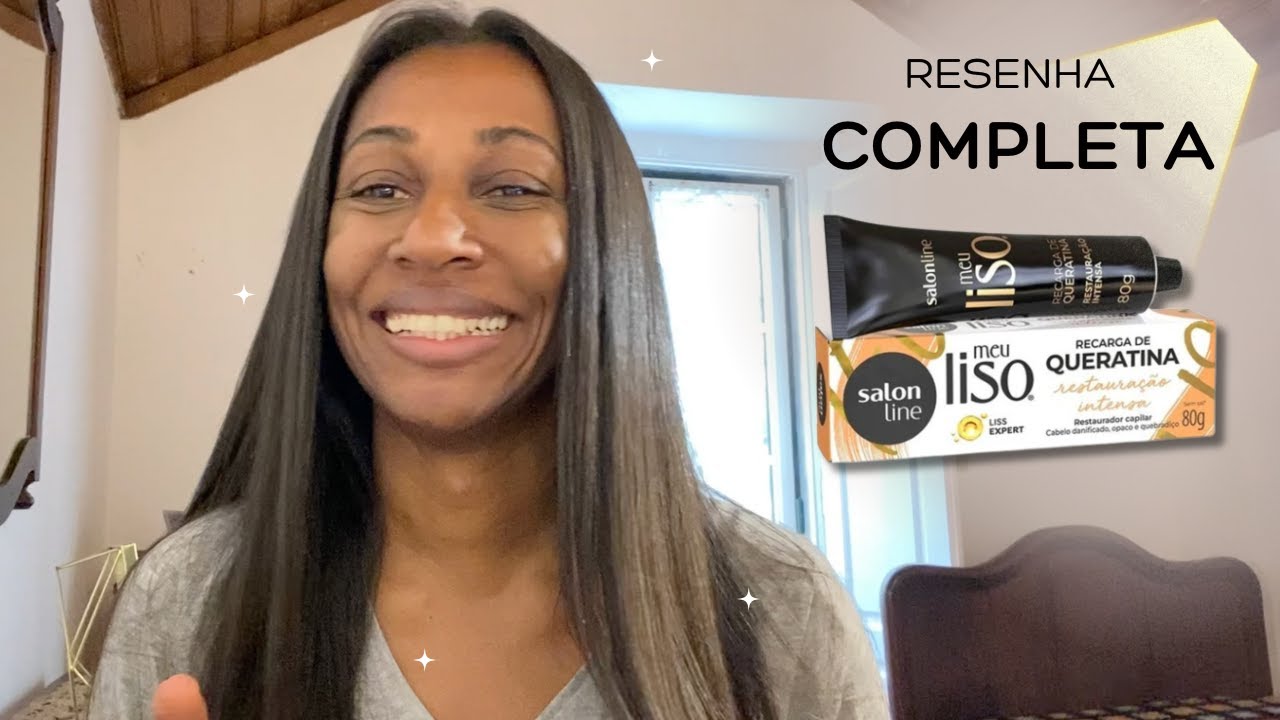Resenha: Recarga de Queratina Salon Line "Meu Liso" - Cabelo Liso Perfeito e Saudável! PriFlor