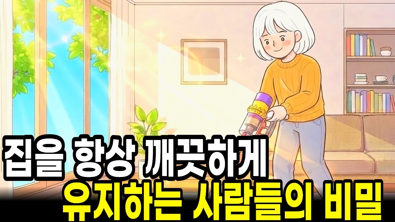 집을 항상 깨끗하게 유지하는 사람들의 소름 돋는 비밀 ㅣ뇌과학 ㅣ청소력