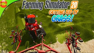 Making Grass bales and Selling Grass | Framing Simulator 20 Timelapse screenshot 3