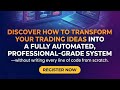 Stop Trading Like It's 1999: Build Your First Professional Trading Bot in 90 Minutes