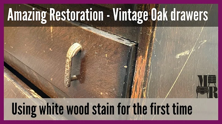 Full RESTORATION of a Vintage set of Solid Oak Dra...