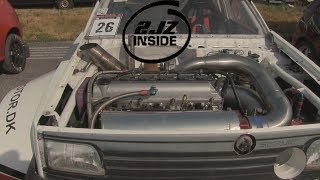 2JZ Powerd FWD Starlet racing at DHB 2018 class winner