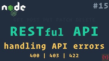 Handling API Errors | RESTful API using NodeJS and MongoDB