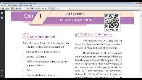 12th std chp2 1 Data Abstraction