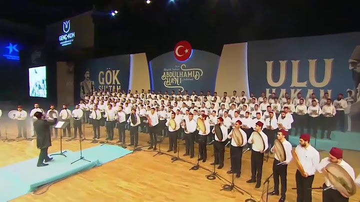 Bu vatan size kalır mı. Abdülhamid han a söylenmiş Güzel bir grup çalışması