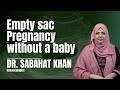 Empty sac pregnancy | Pregnancy without a baby