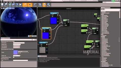 UE4 basic water dripping / raining material how to