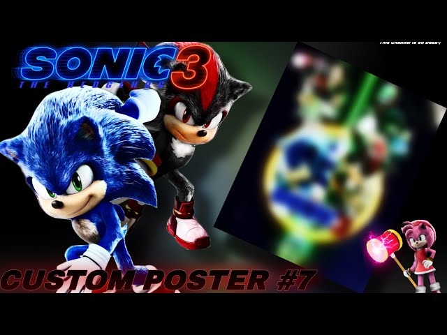 RareGalaxy5] Making A Custom Sonic Movie 3 Poster! #2 
