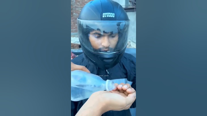 হেলমেটের উপরে বৃষ্টির পানির ফোটা আটকে  গেলে কি করবেন ? #motorcycle #byker  #helmet #tips